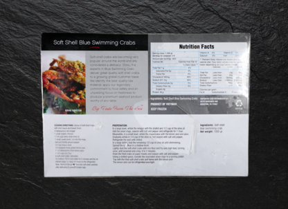 Soft Shell Blue Swimming Crabs